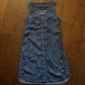 Sleeveless Prana Blue Denim Dress